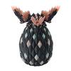 3D Printed Glow In The Dark Articulated Baby Dragon Toy Figurine Gemstone Dragon Collectible Decorative Model for Kids and Collectors