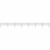 VidaXL Garden Fence with Steel Arch 1248 X 60 Cm Black 277644