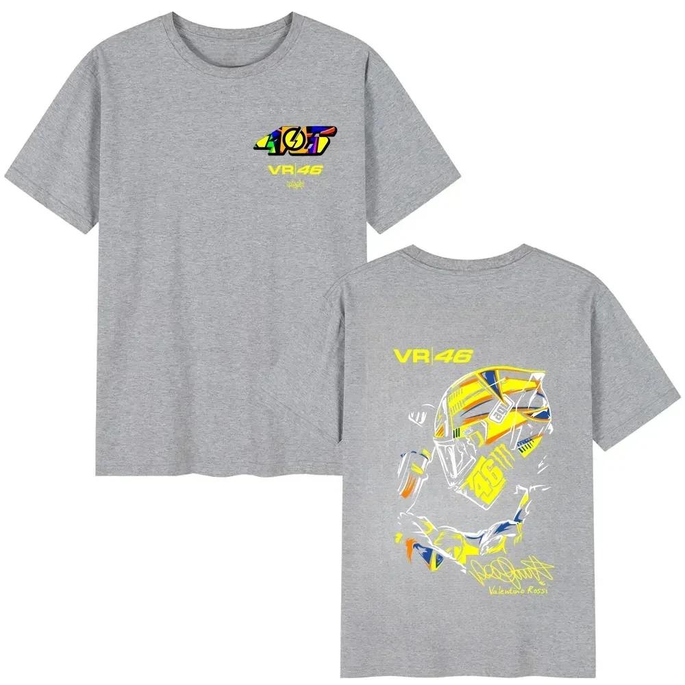 Unisex T Shirt Casual Moto GP The Doctor Motorcycle Race Sportor Rossi Tshirt 2026 Summer Short Sleeves Top pure Cotton Cool Tee