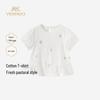 Girl's Embroidered Short Sleeve T-shirt