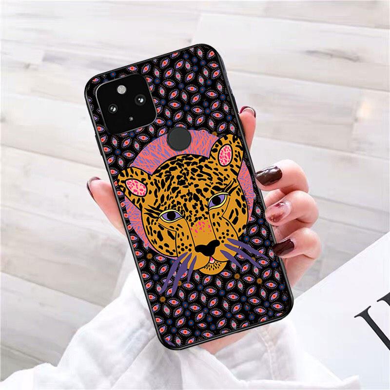 Art jaguar Flower Women Korean Phone Case for Google Pixel 7 Pro 7 6A 6 Pro 5A 4A 3A Pixel 4 XL Pixel 5 6 4 3 XL 3A XL 2 XL