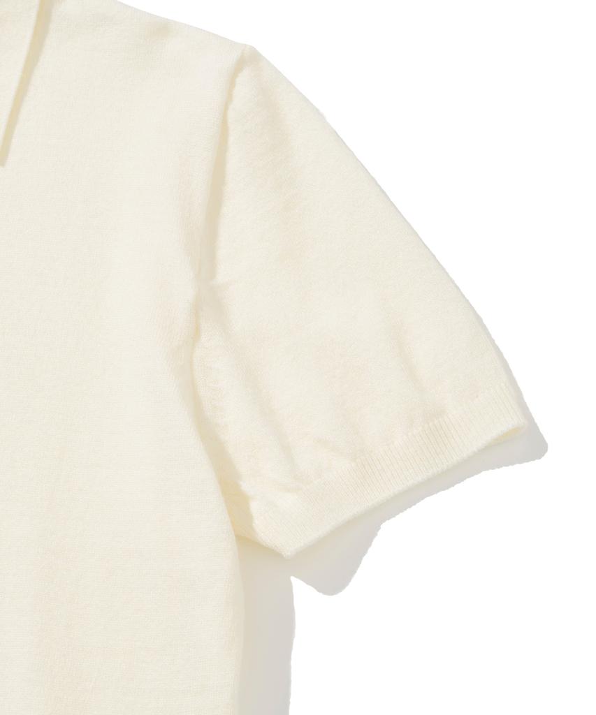 KNITTED (W) Basic Essential Washable Collar Knit Ivory