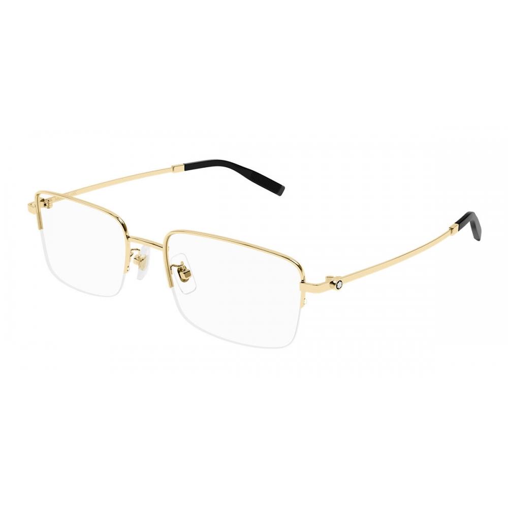 

Mont Blanc Mb0313oa Asian Fit 002 Men Eyeglasses Gold/54