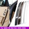 E60 E61 1PCS/2PCS Car Interior Front Rear Door Left Right Door Handle Trim Cover Replacement For BMW 5 Series M5 2004-2006