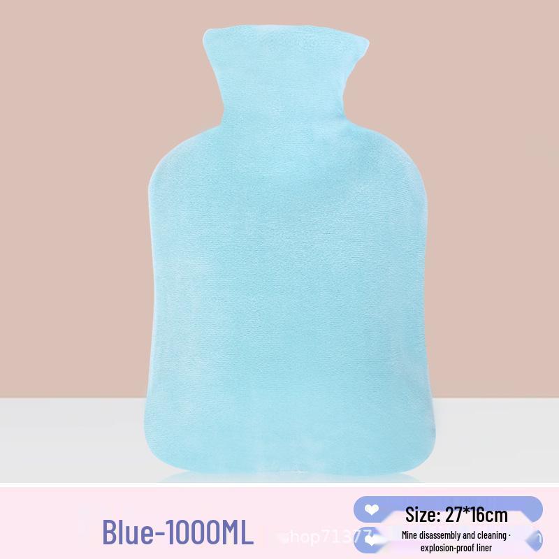 Thickened PVC Hot Water Bag for Warm Compress or Hand Warmer
