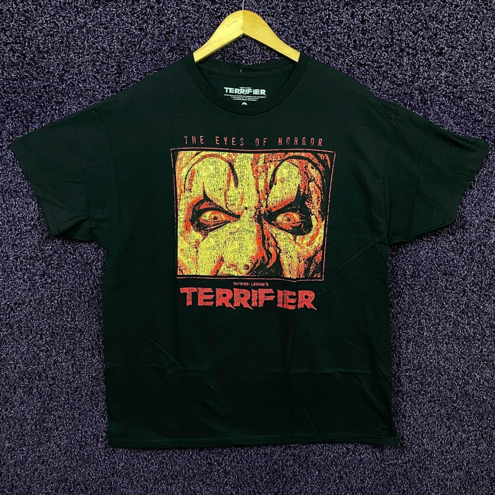 Terrifier The Eyes of Horror Art the Clown Film T-Shirt XL S