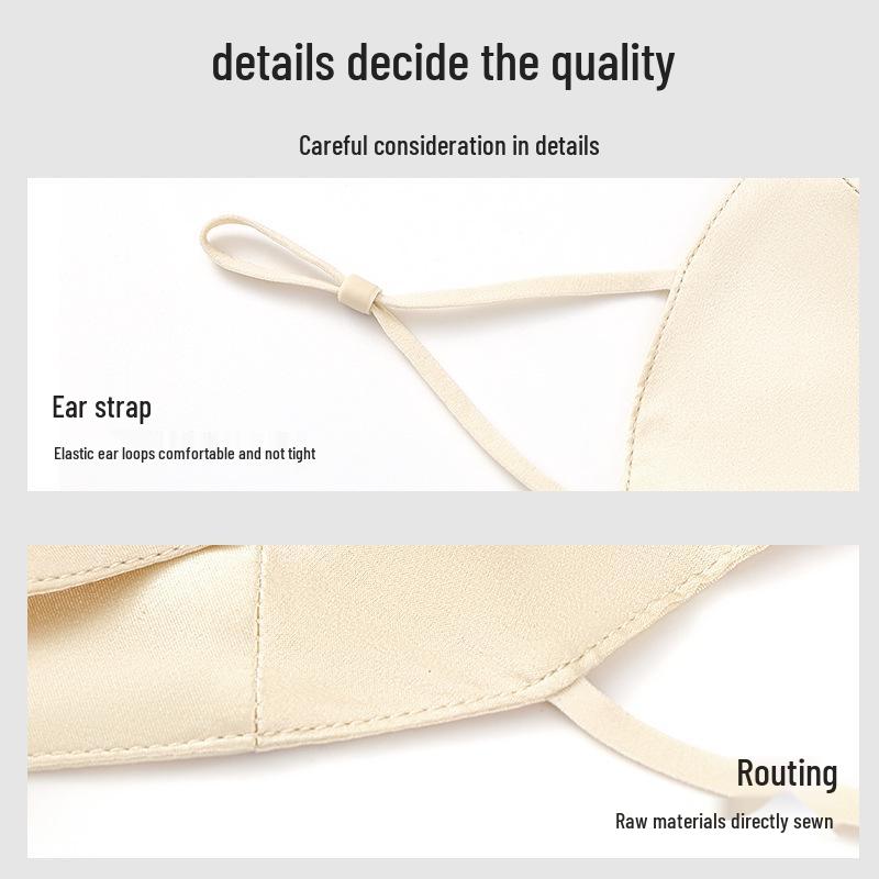 100% Mulberry Silk Facekini: Anti-UV, Sensitive Skin Protection, Summer Full Face Sunscreen Mask for Women