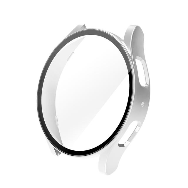 

Чехол для часов для Samsung Galaxy Watch 5, 40 мм, 44 мм, универсальный бампер для ПК, защитная пленка для экрана, защитный чехол для Samsung Watch5 Galaxy Watch 5 40mm серебряный