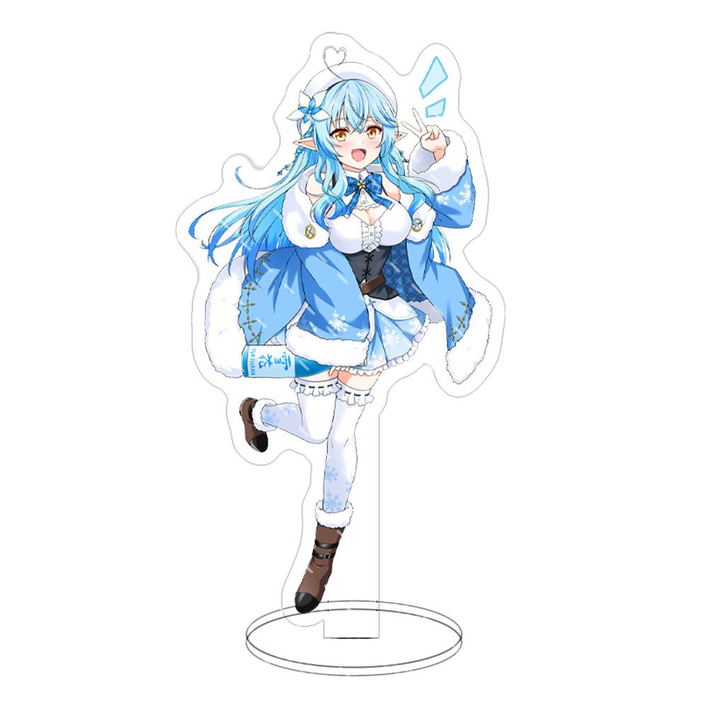 15cm Hololi Virtual Hostess New Cartoon Characters Acrylic Cosplay Stand Model Creative Office Decorations Cute Permanent Recording Fans