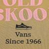 Vans Old Skool Minimalistické Pohodlné Módní Všestranné Tričko s Krátkým Rukávem Unisex Vrcholy VN00104EKHK