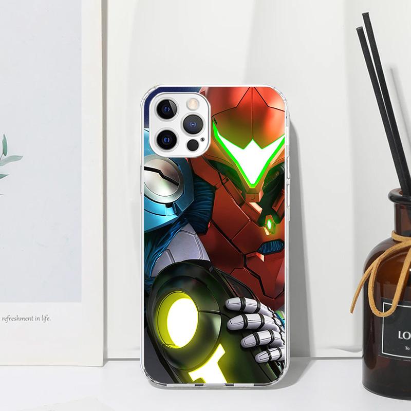 Game M-Metroids Phone Case For Iphone 17 Air 16 15 Plus 16E 14 Pro Max 13 Mini 12 11 7 8 SE Fundas Soft Back Cover 17 Air 16 15