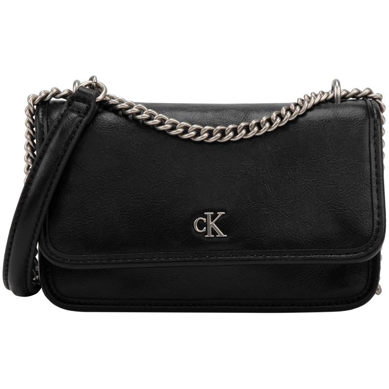 

Calvin Klein Casual Minimalist Fashion Synthetic Material Shoulder Bag Medium Women Bags Space-Black 4K3085G-UB1 Basic Set (Bag)
