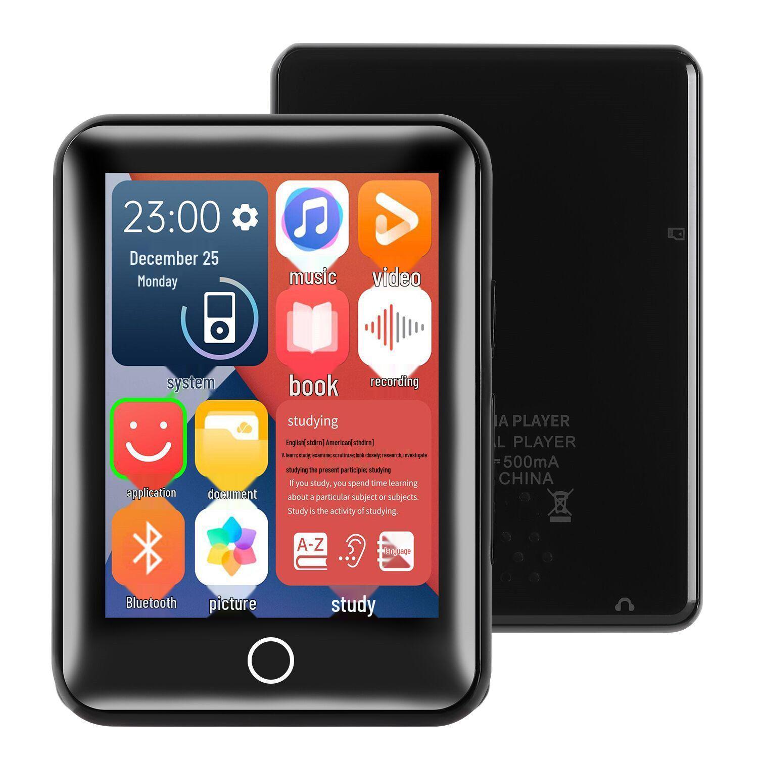 

Студенческая версия Ультратонкий сенсорный MP3/MP4 Смарт-плеер Walkman для музыки 128GB