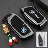 EUCQ6 Zinc Alloy Leather Car Remote Key Case for BMW F10 F11 F20 F25 F30 F31 F34 G20 G30 X3 X4 I3 M3 M4 1 3 5 Series Accessory
