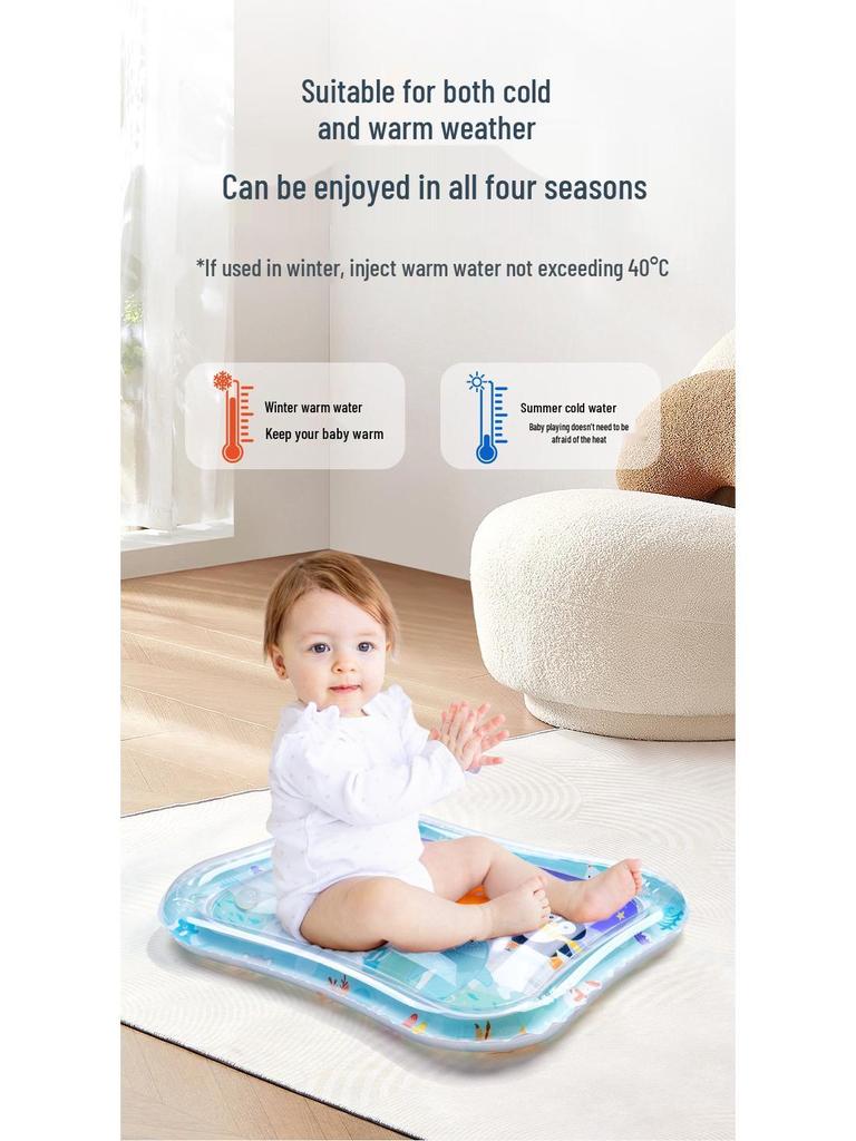 Jollybaby Baby Crab Crawling Water Mat for 0-1 Year Olds