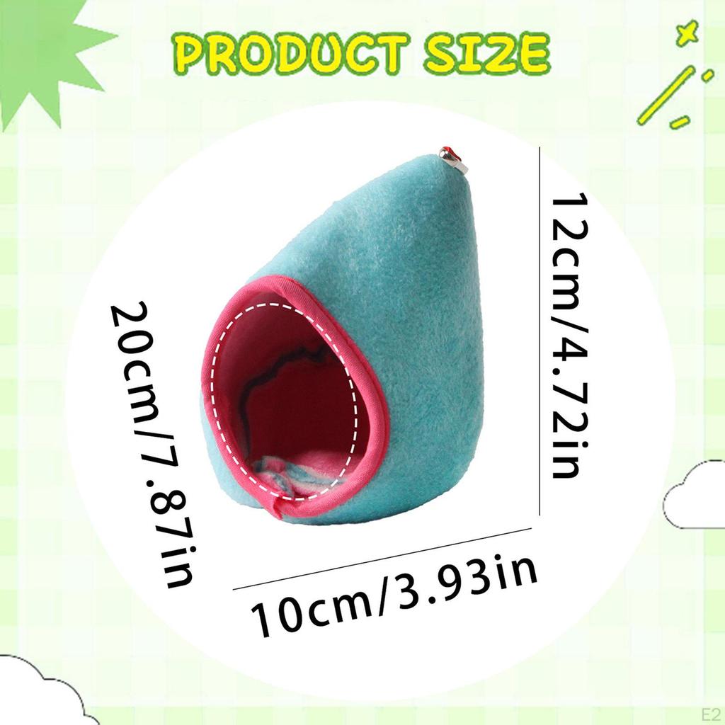 Guinea Pig Bed Hanging Hammock Hamster Nest Warm Kennel Polyester Cozy Suitable for And