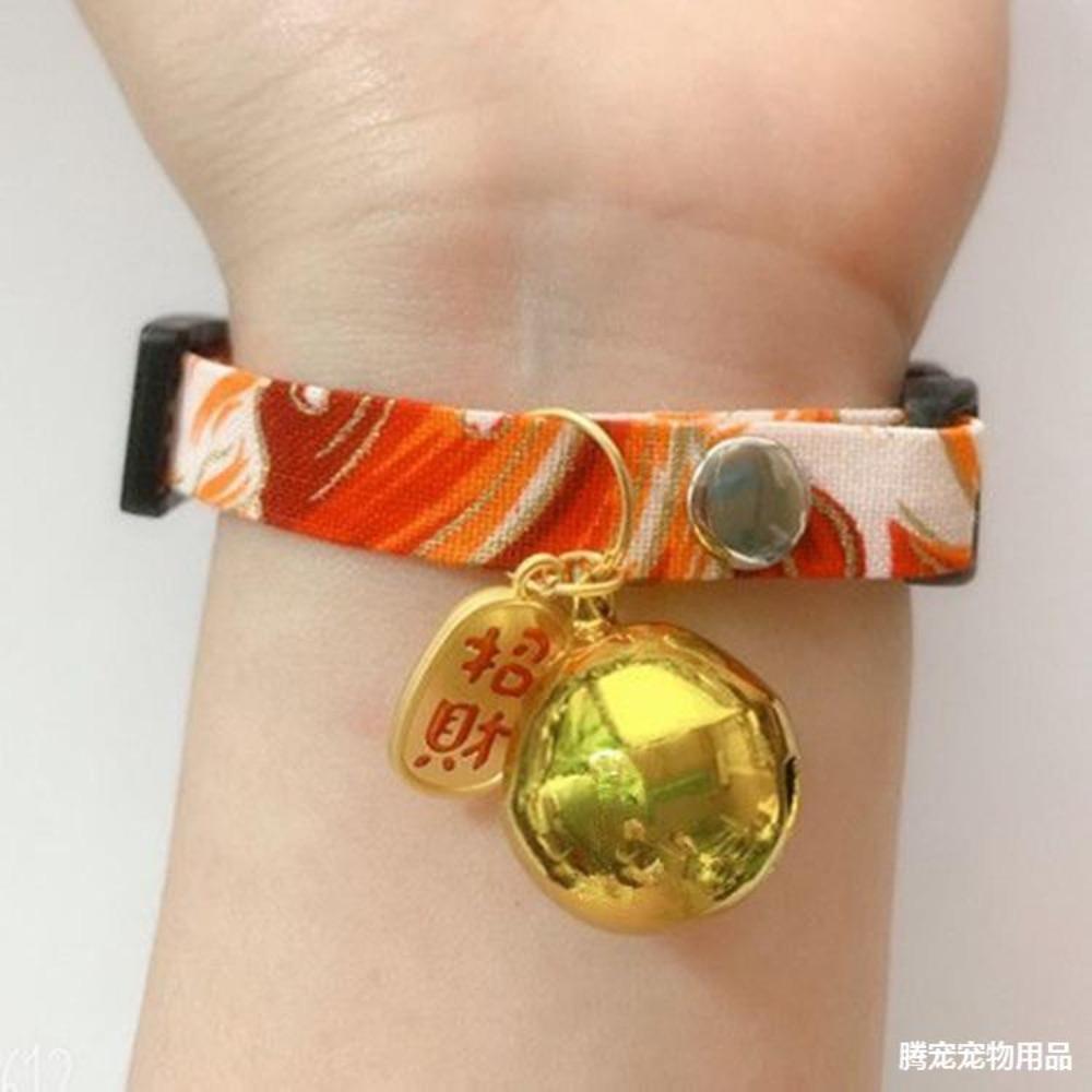 Pet cat bell red collar cat small dog than bear teddy kitten universal fortune festive adjustable