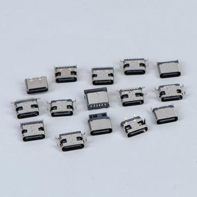 New 50/100/150Pcs 2/6/16Pin SMD SMT PCB USB-C Socket Type-C USB Connector Charging Port For Phone And Digital Product Repair Kit