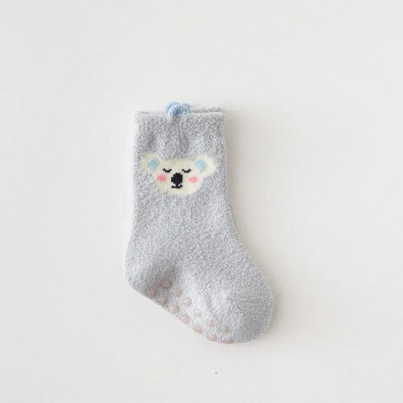 Jesień Zima Grube Ciepłe Rajstopy Dziecięce Super Miękkie Skarpetki Średniej Długości do Połowy Łydki dla Noworodka Niemowlaka Małego Dziecka Chłopca Dziewczynki Długie Skarpetki