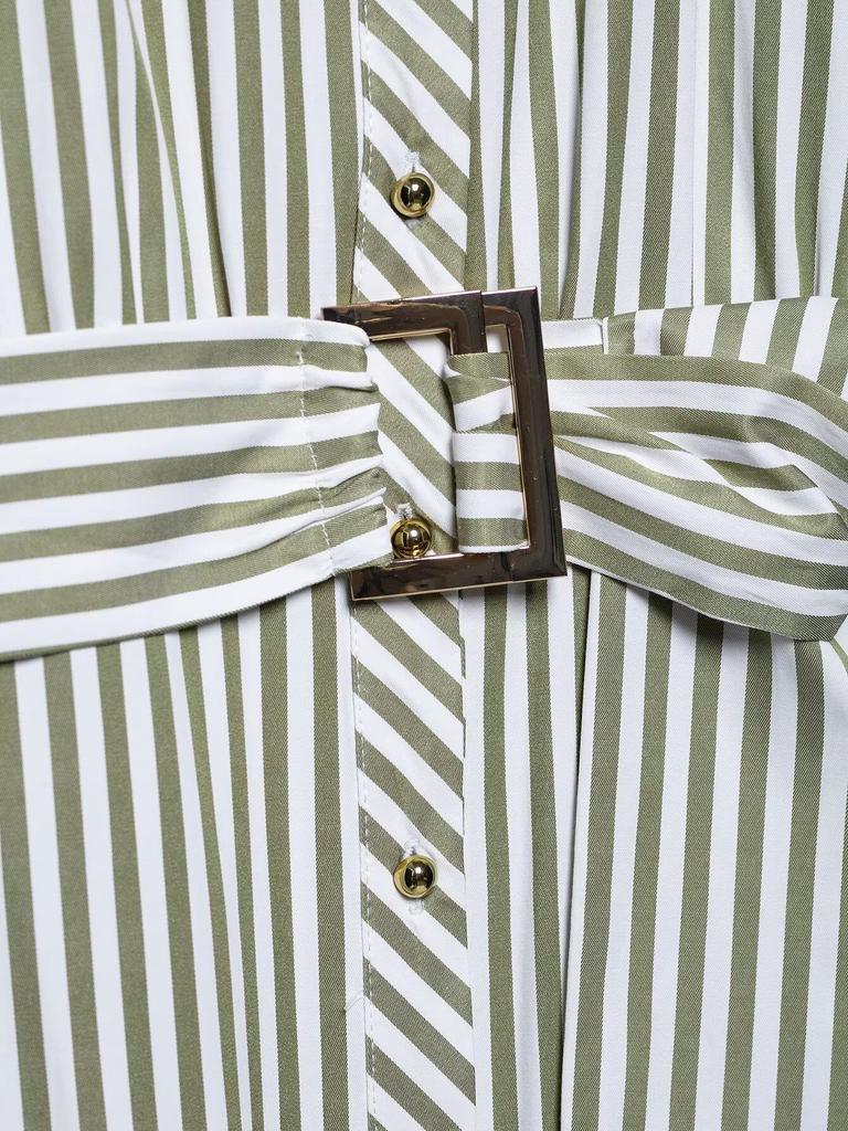 TAOP&ZA Summer Women's Striped Belted Midi Dress