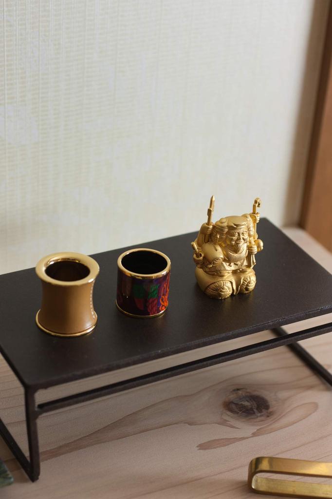 prayer Daikokuten gold statue Seven Lucky Gods ornament Takaoka copperware Daikokuten Kodaiji Entoku-in Eye-opening completedToyotomi Hideyoshi's