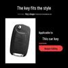 Baojun 560/630/730 TPU Smart Folding Key Case with Fur Style Key Cover