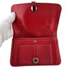 HERMES Bifold Wallet Taurillon Clemence Dogon GM Purse Red Taurillon Clemence Used
