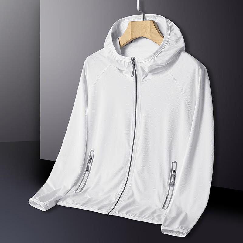 JIAOXIU Men's Lightweight Hooded Sun Protection Jacket