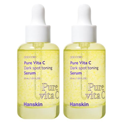 Hanskin Pure Vita C Dark Spot Toning Serum 30ml x 2 Set of 2 (30ml x 2)