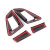 Matte Black Exterior Door Bowl Handle Trim Cover For Nissan 370Z Z34 2009-