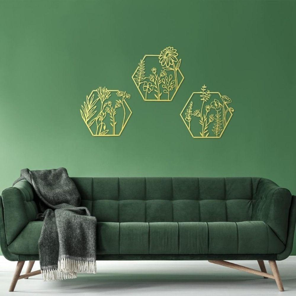 Металлический Цветок Декоративное Украшение Настенное Искусство Ручная Работа Железо