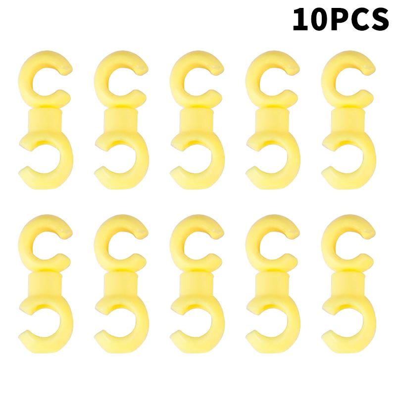 10Pcs/Set S Buckle Bike Brake Derailleur Shift Clips Buckle Cable Line Tube Rotatable Brake Line Clip Ring Clasp A3