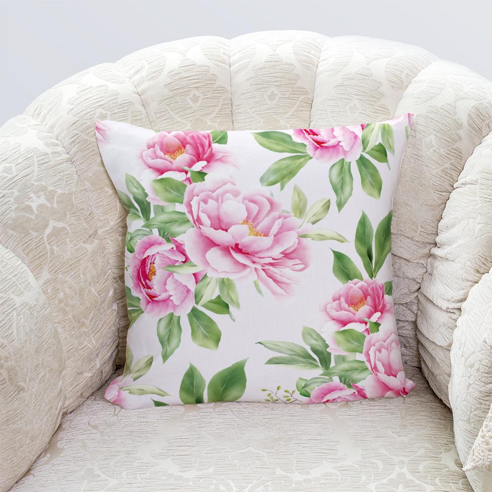 Fashion Harajuku Rose Decorative Pillowcase Printed Sofa Chair Bedside Body