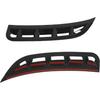 Front Bumper Air Vent Spoiler Splitter, 2 Pcs Glossy Black ABS Front Bumper Side Air Vent Spoiler for Benz Class 2019+