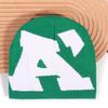 Acrylic Letter Beanie Hat For Women And Men Winter Warmth Street Style