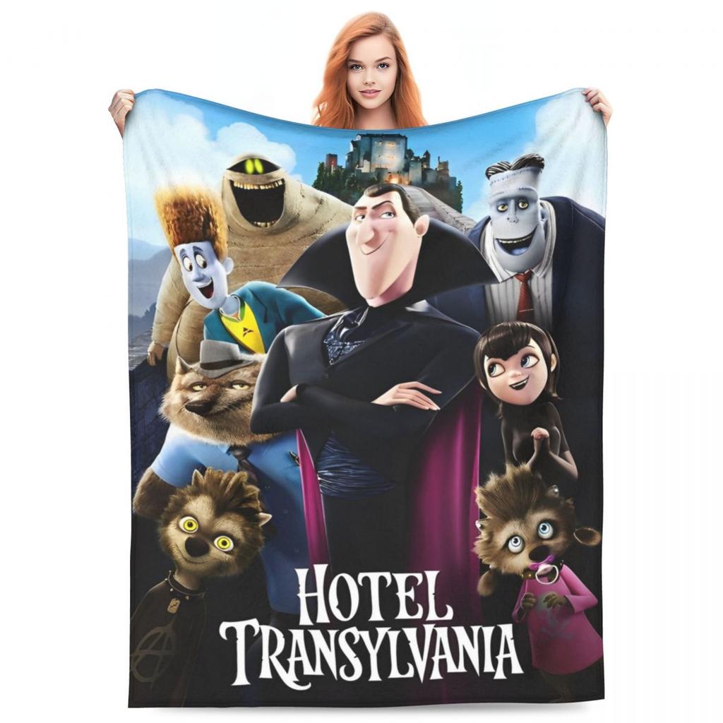 Hotel Transylvania Coperta Qualità Super Morbida Plaid Coperta in Flanella Picnic Viaggio Invernale Decorativa Arredo Casa Copriletto