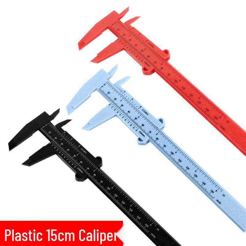 Mini Plastic Vernier Caliper - 150mm Household Measuring Tool