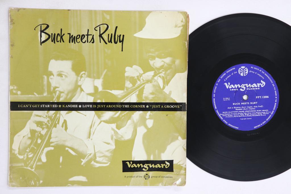10inch Record BUCK CLAYTON RUBY BRAFF  Buck Clayton Meets Ruby Braff PPT12006 VANGUARD 1954 UK Jazz Used