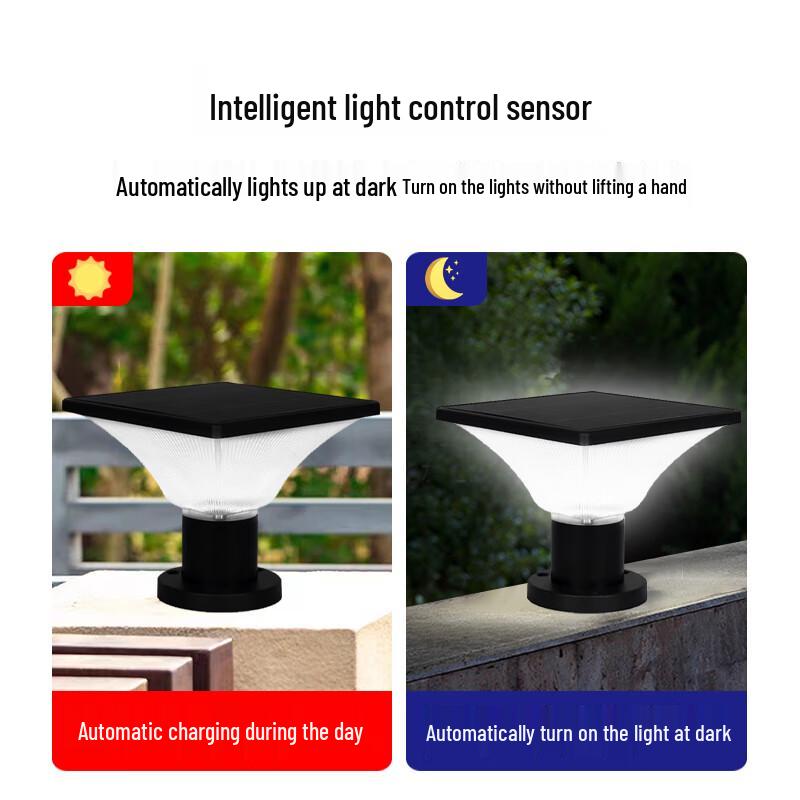 Beigong Solar-Powered LED Lawn Light