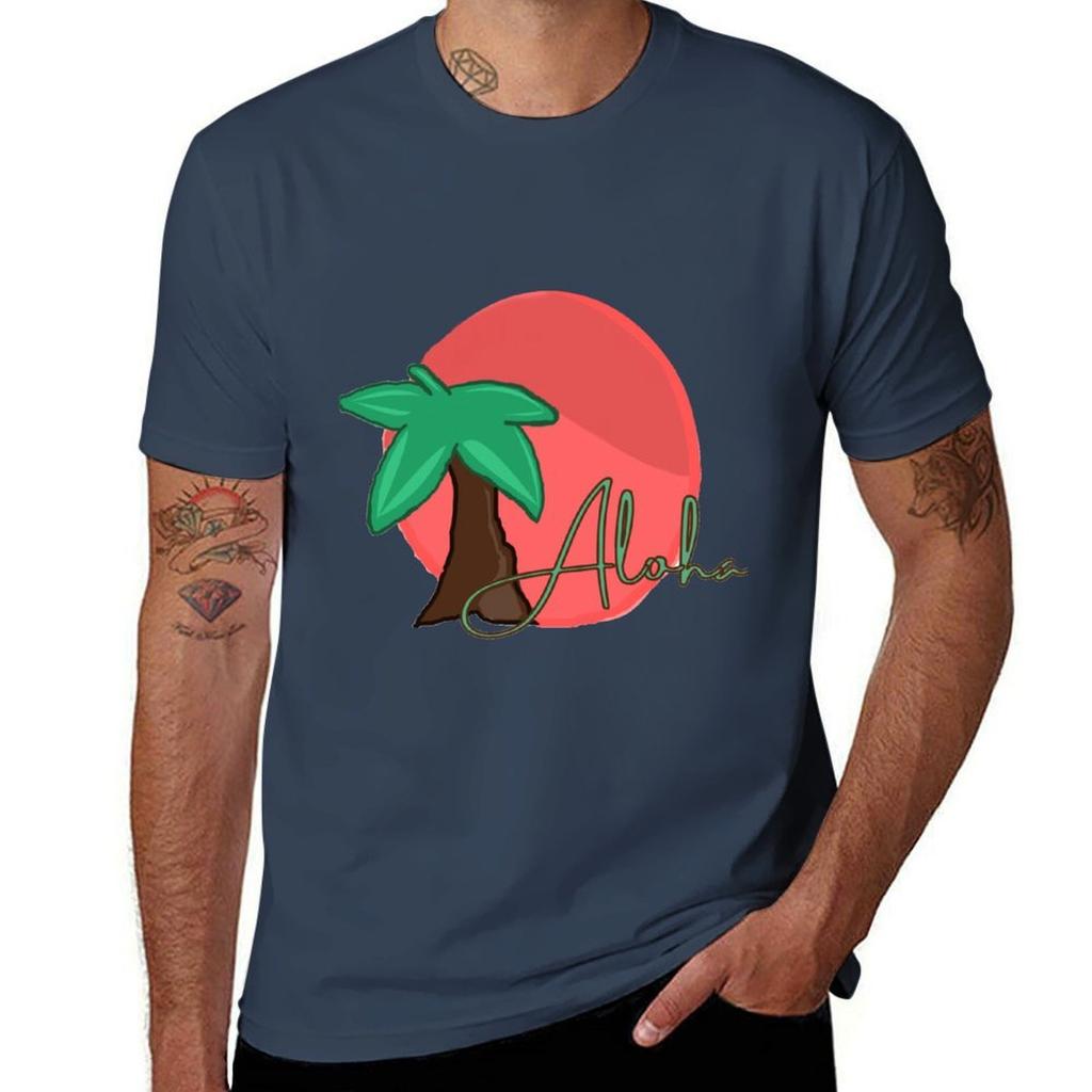 Aloha Tshirt Fashion Casual Short Sleeve Top