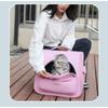 New Pet Bag Macaron Candy Color Large Capacity Shoulder Portable Breathable Cat Bag Outing Pet Backpack