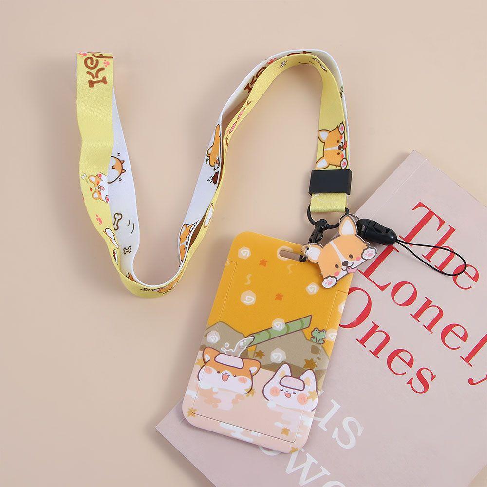 Students For Women Keychains Dog Credit ID Bus Card Storage Cover Korean Card Case Cartoon Card Holders Card Access Control