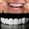 Dentures, False Teeth, Smile Now with Comfortable, Matching Upper and Lower Dentures In Bright White Tones! Restore Your Smile In Minutes At Home!