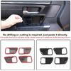 Aunginsy 4PCS Inner Door Handle Bowl Trim Cover Compatible with Toyota Tundra/Sequoia 2022-2026, Interior Front Rear Door Grab Pull Handle Cup Bowl