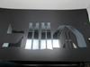 BRIGHTZ Finish Stainless Steel Black Plated Pillar Panels for Custom 14 Pieces Ultra-Mirror N-WGN JH1/JH2 (with Visor) -