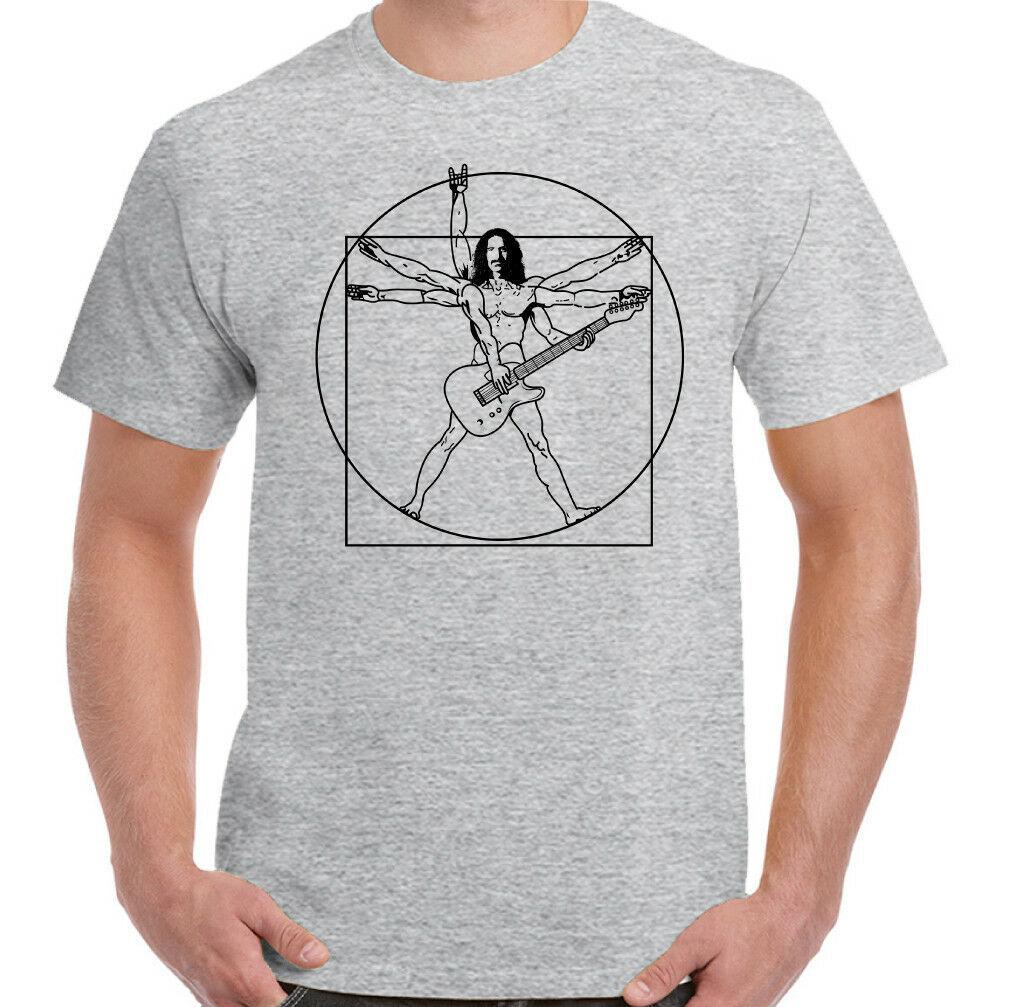 Frank Zappa T-Shirt Mens Funny Rock Music Electric Guitar Band Top Vitruvian XL