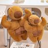 Bambola di peluche muscolosa di capibara, carina, peluche muscolosa, peluche kawaii, cartone animato, cuscino animale forte per regali per ragazzo e ragazza