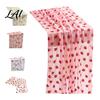 Seasonal Fruit Table Runner Sheer Tulle Lemon Pattern Cherry Runner Strawberry Summer Wedding Reception Tablecloth Overlay