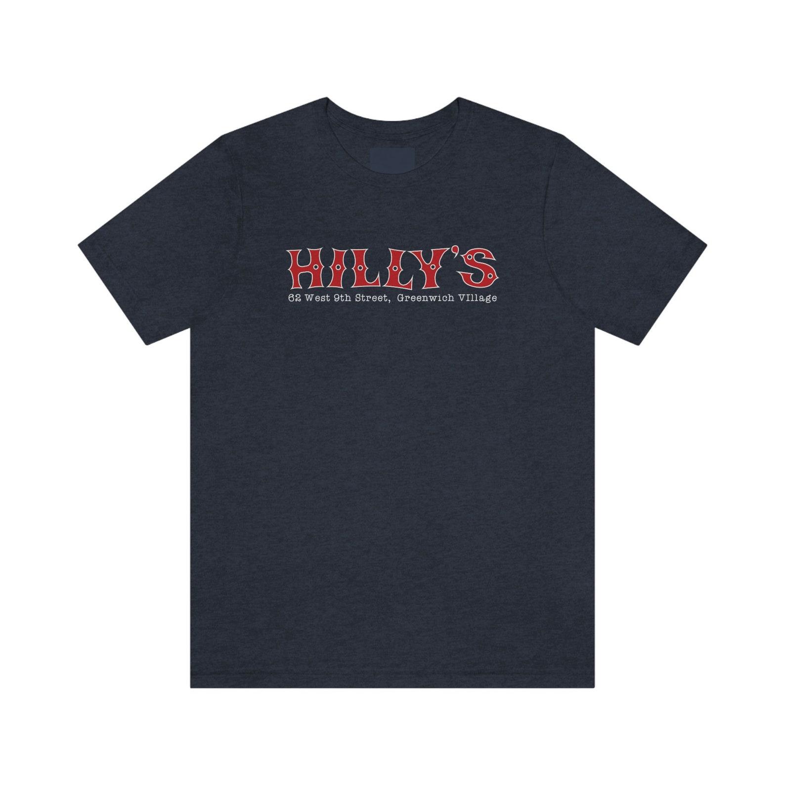 Hilly s/Футболка Rock n Roll/The Village NYC/Hilly/закрытое заведение/ретро футболка/панк-рок/CBGBs/Музыкальная футболка/1970-е/андеграундная культура/музыкальный подарок 2XL