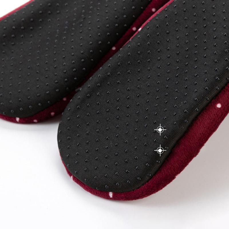 1 Pairs Soft-Soled Anti Slip Fleece-Lined Thickened High Tube Winter Carpet Socks Non-Slip Floor Socks